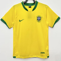 2006 Brazil Home Retro Soccer Jersey