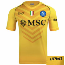 2023-24 Napoli Yellow GoalKeeper Soccer Jersey