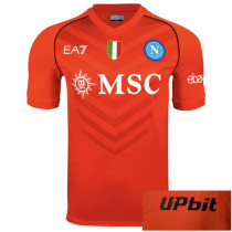 2023-24 Napoli orange GoalKeeper Soccer Jersey