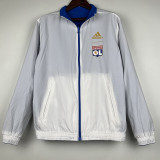 2023-24 Lyon Blue & White Double Sided Windbreaker (双面风衣)