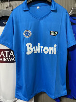 1986-1987 Napoli Home Blue Retro Soccer Jersey