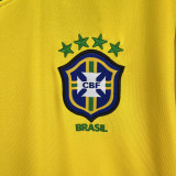 1998 Brazil Home Long Sleeve Retro Soccer Jersey (长袖)