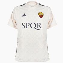 2023-24 Roma Away Fans Soccer Jersey (Print SPQR)