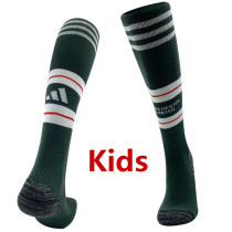 2023-24 Man Utd Away Green Kids Socks(儿童)
