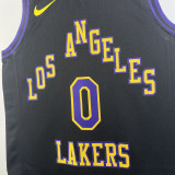 2023-24 LAKERS WESTBROOK #0 Black City Edition Top Quality Hot Pressing NBA Jersey