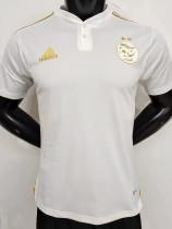 2023-24 Algeria White Player Version Polo Short Sleeve