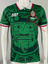1998 Mexico Home Retro Soccer Jersey (带小字)
