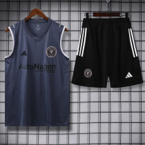 2023-24 Inter Miami Grey Tank top and shorts suit