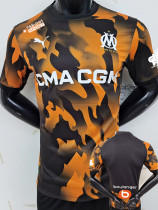 2023-24 Marseille Third Player Version Soccer Jersey (Print all Sponsor)