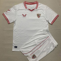 2023-24 Sevilla Home Kids Soccer Jersey