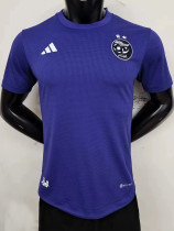 2023-24 Algeria Purple Blue Special Edition Player Version Soccer Jersey