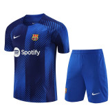 2023-24 BAR Blue Training Short Suit