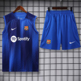 2023-24 BAR Blue Tank top and shorts suit