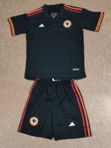 2023-24 Roma Third Kids Soccer Jersey