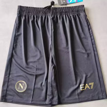 2023-24 Napoli Third Black Shorts Pants (金标纪念版)
