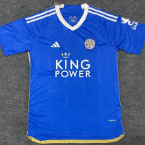 2023-24 Leicester City Home Fans Soccer Jersey (KING广告)
