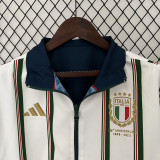 2023 Italy Dark green & White Double Sided Windbreaker (双面风衣)