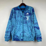 2023-24 JUV Blue & Blue Double Sided Windbreaker (双面风衣)