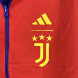 2023-24 JUV Red & Blue Double Sided Windbreaker (双面风衣)