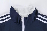 2023 Vancouver Whitecaps Dark Blue & White Double Sided Windbreaker (双面风衣)(刺绣)