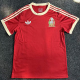 1986 Mexico Claret color Retro Soccer Jersey