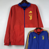 2023-24 JUV Red & Blue Double Sided Windbreaker (双面风衣)