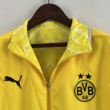 2023 Dortmund Yellow Double Sided Windbreaker (双面风衣)(刺绣)