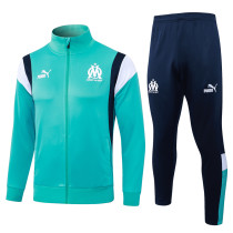 2023-24 Marseille Lake green Jacket Tracksuit #A704