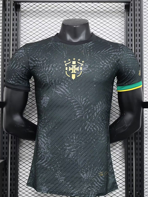 2023 Brazil Black Special Edition Player Version Soccer Jersey (黑暗版)