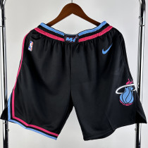 2023-24 HEAT Black South Coast Top Quality NBA Pants