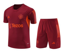 2023-24 Man Utd Red Training Short Suit