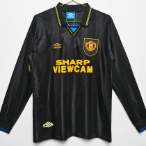 1993-1994 Man Utd Away Long sleeve Retro soccer jersey (长袖)