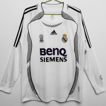 2006-2007 RMA Home Long Sleeve Retro Soccer Jersey (长袖)