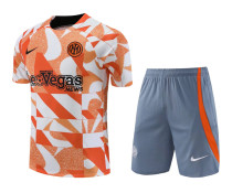 2023-24 INT Orange Training Short Suit