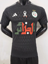 2023-24 Algeria Black Special Edition Player Version Soccer Jersey #14
