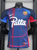 2023-24 BAR Royal blue Special Edition Player Version Soccer Jersey (宝蓝色'Patta'广告)