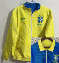 2023 Brazil Yellow & Blue Double Sided Windbreaker (双面风衣)