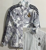 2023-24 RMA White & Grey Double Sided Windbreaker (双面风衣)(白龙)