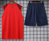 2024-25 Napoli Red Tank top and shorts suit