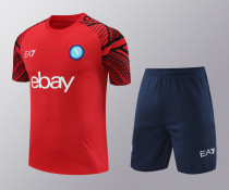 2024-25 Napoli Red Training Short Suit