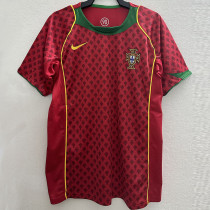 2004 Portugal Home Retro Soccer Jersey