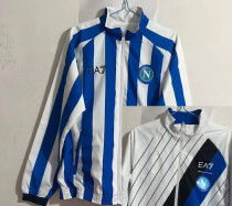 2023 Napoli Blue & White Double Sided Windbreaker (双面风衣)