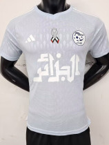 2023-24 Algeria Grey Special Edition Player Version Soccer Jersey #14
