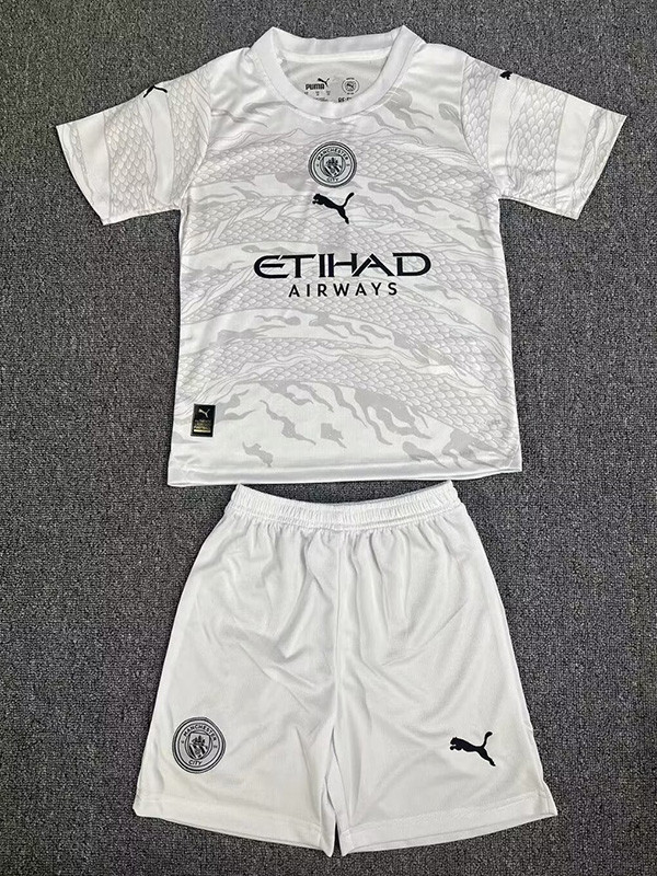 2023-24 Man City 'Chinese Year' Edition Kids Soccer Jersey (龙年)