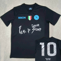 2024 Napoli #10 Commemorate Black T-Shirts