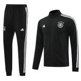 2024-25 Germany Black Jacket Tracksuit #01 (白边)