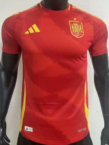 2024-25 Spain Home Player Version Soccer Jersey