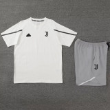 2024-25 JUV White Training Short Suit (High Quality)纯棉纱