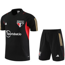 2023-24 Sao Paulo Black Training Short Suit