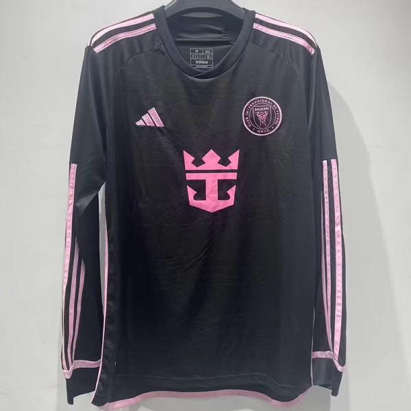 2024-25 Inter Miami Away Long Sleeve Soccer Jersey (长袖)